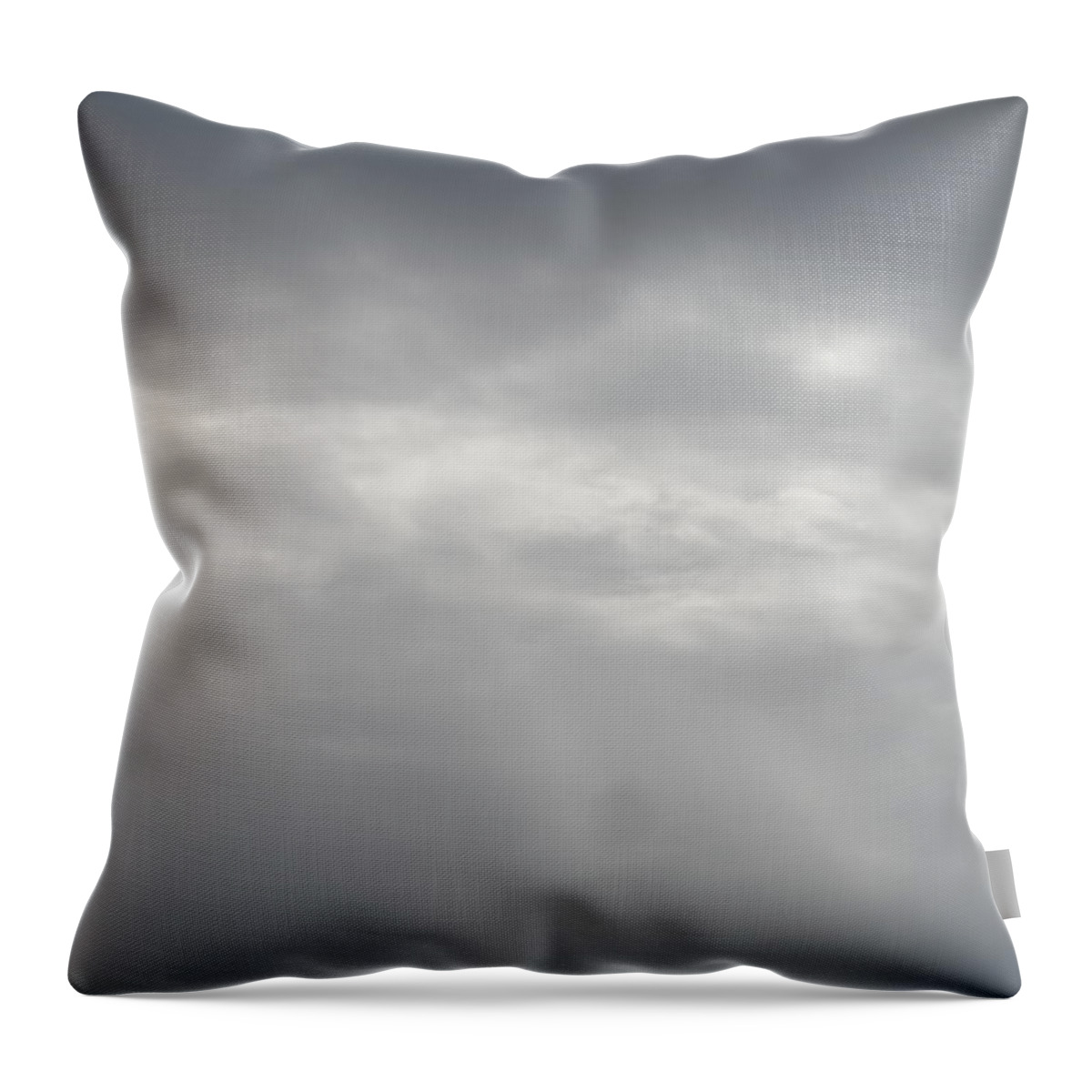 Storm Throw Pillow featuring the photograph Grey Skies Above by James Potts