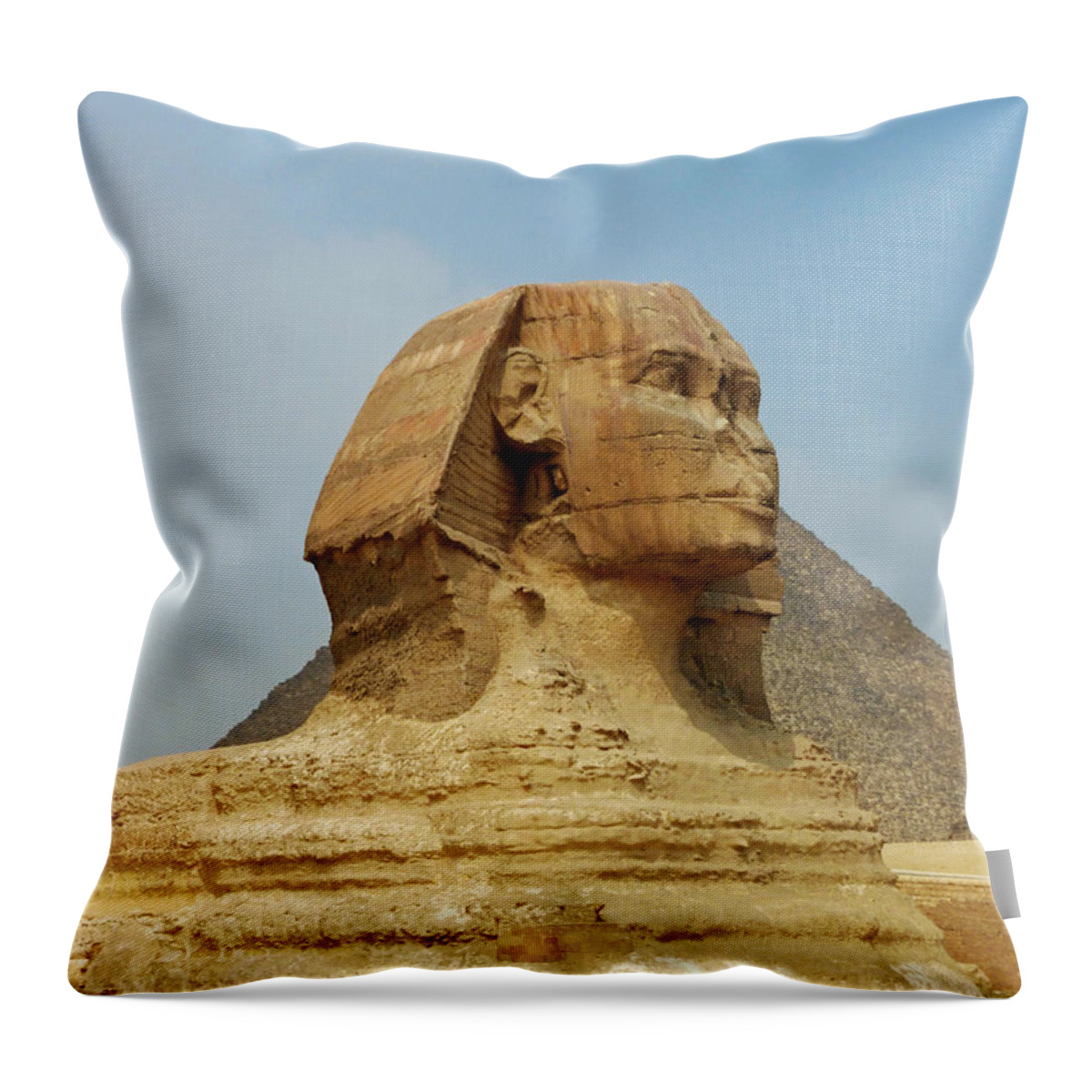 Sphinx Throw Pillow featuring the photograph Guardian II by Anthony Baatz