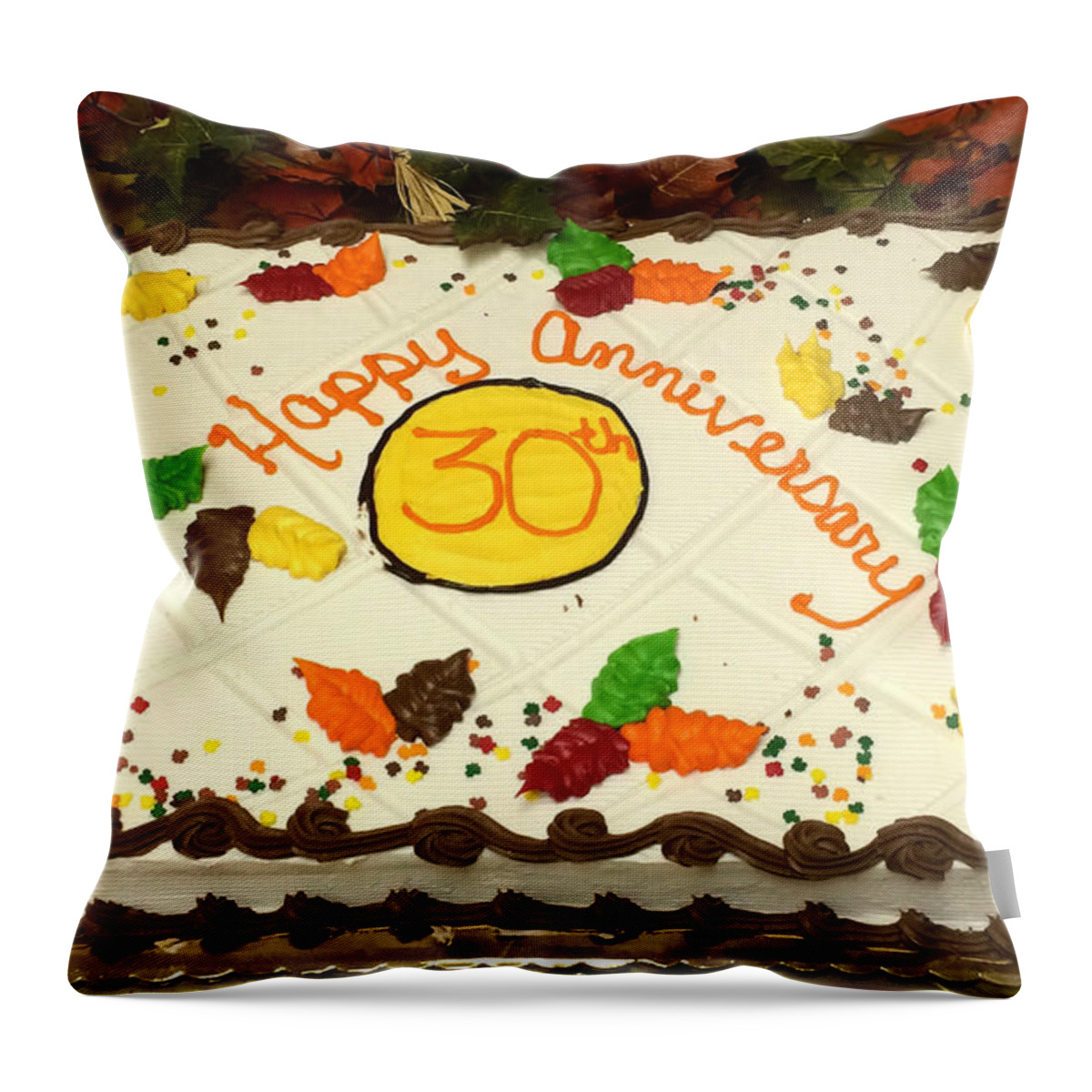 30 Throw Pillow featuring the photograph Happy 30th Anniversary by Chris W Photography AKA Christian Wilson