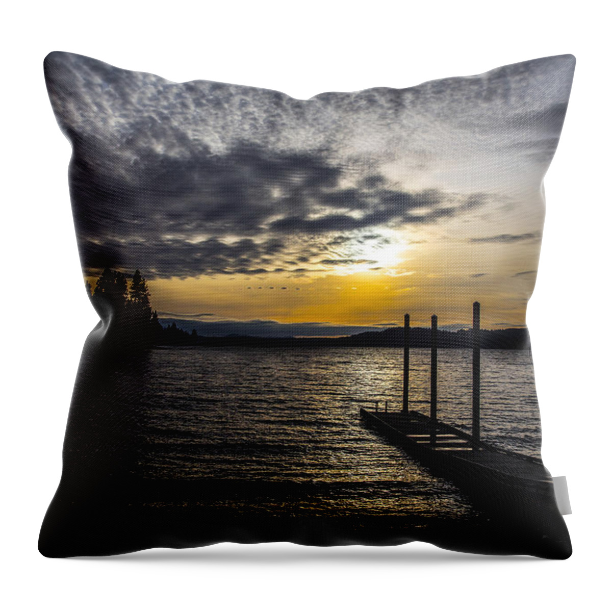 Outdoors Throw Pillow featuring the photograph Harbor by Angus HOOPER III
