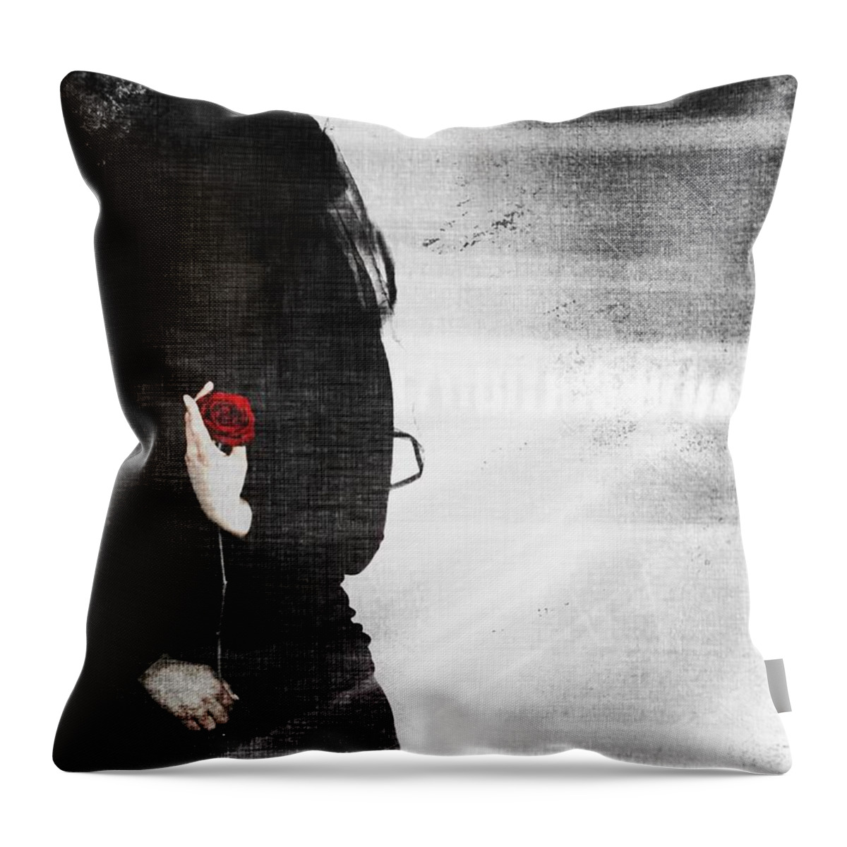  Throw Pillow featuring the photograph He Took My Sense Of Self by Jessica S
