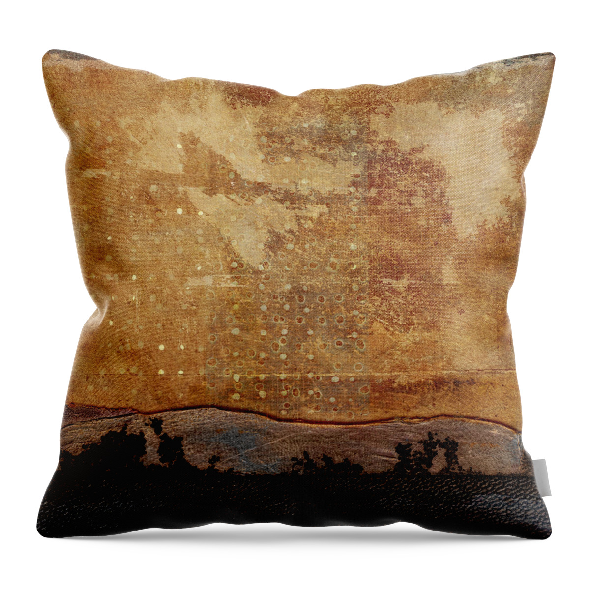 West Throw Pillow featuring the photograph Heading West by Carol Leigh