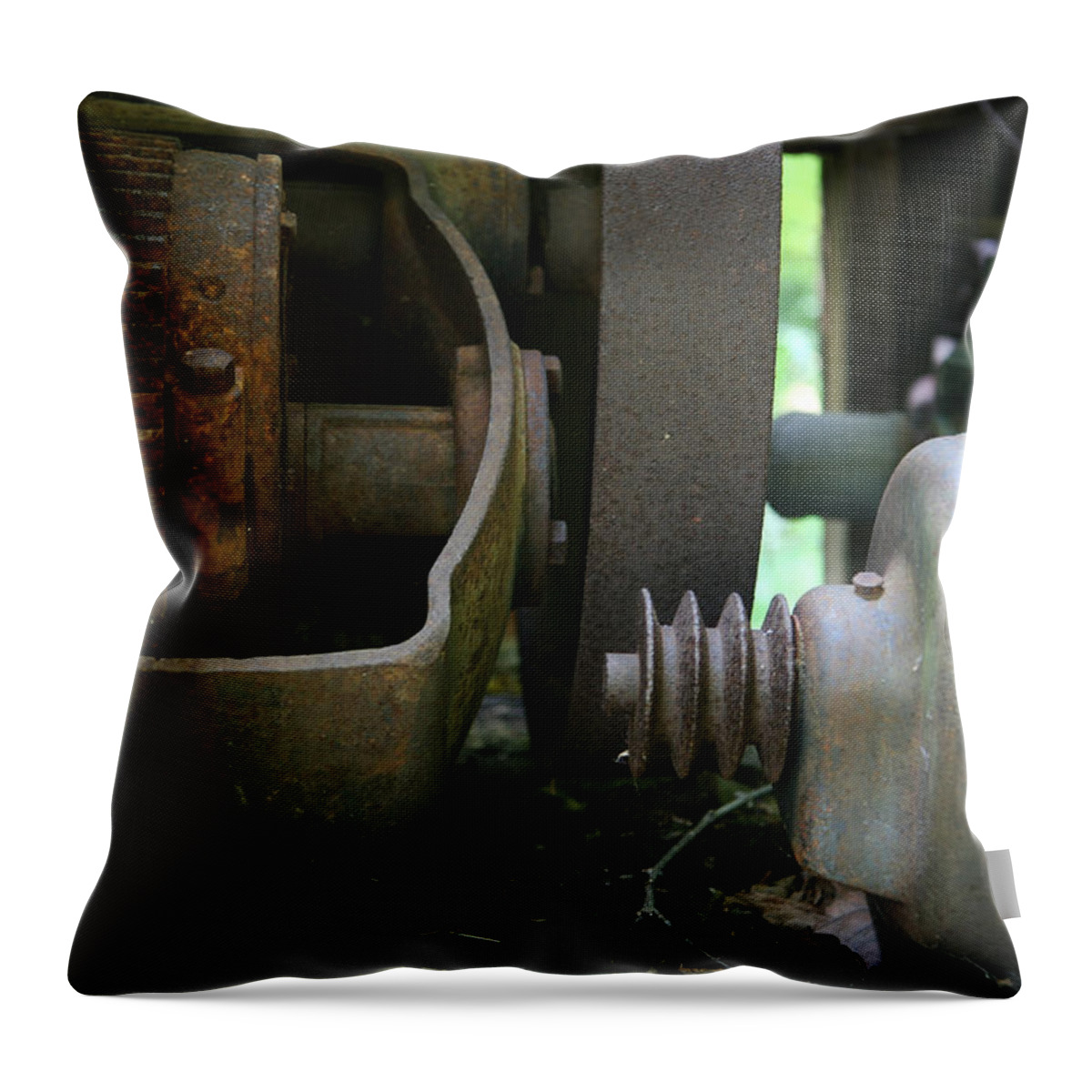 Metal Throw Pillow featuring the photograph Heavy Metal by Jean Macaluso