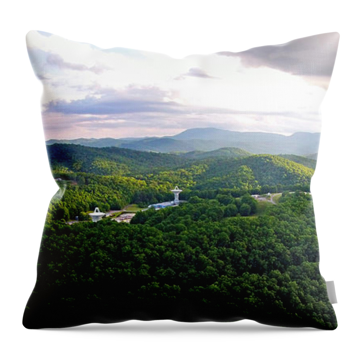 High Country Throw Pillow featuring the photograph High Country 1 in WNC by Duane McCullough