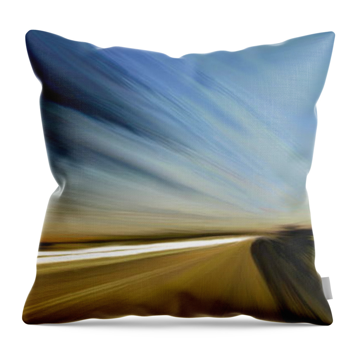 High Speed Throw Pillow featuring the painting High Speed 2 by Rabi Khan