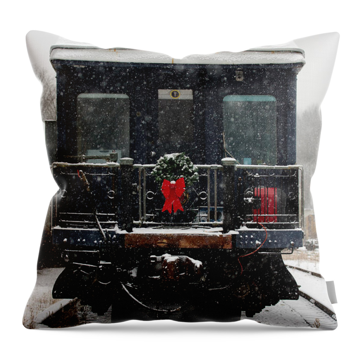 Christmas Throw Pillow featuring the photograph Home for the Holidays by Karen Lee Ensley