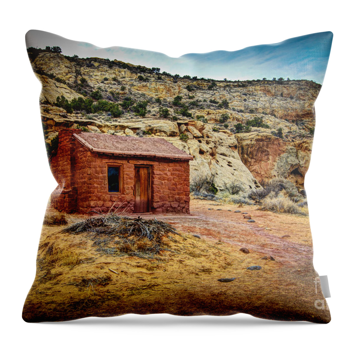 Bob And Nancy Kendrick Throw Pillow featuring the photograph Home Sweet Home by Bob and Nancy Kendrick