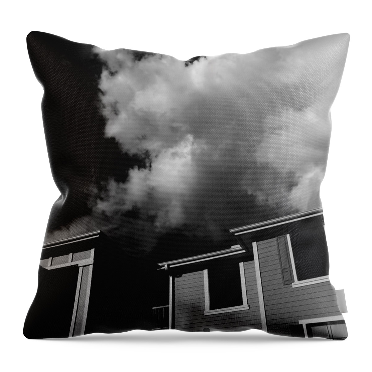 Clouds Throw Pillow featuring the photograph Homecoming by Wendy J St Christopher