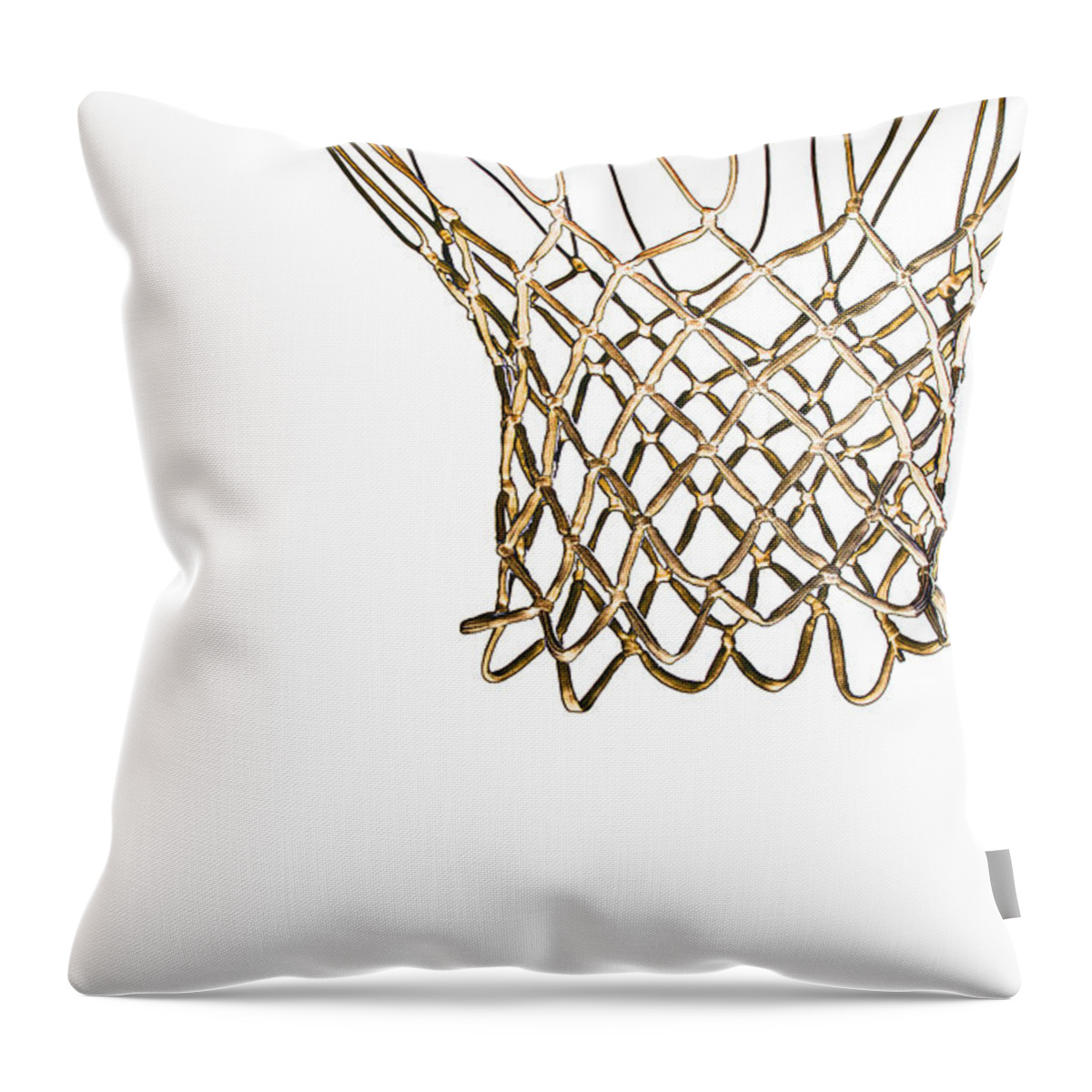 Hoops Throw Pillow featuring the photograph Hoops Anyone by Karol Livote