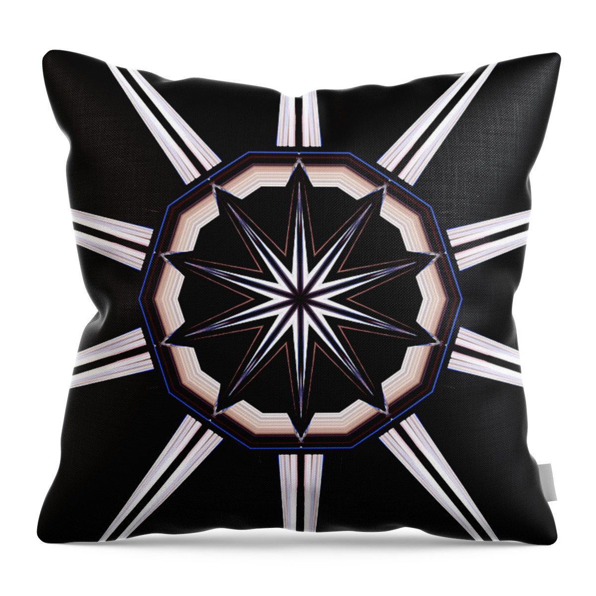 Abstract Throw Pillow featuring the digital art Hope by Gerlinde Keating