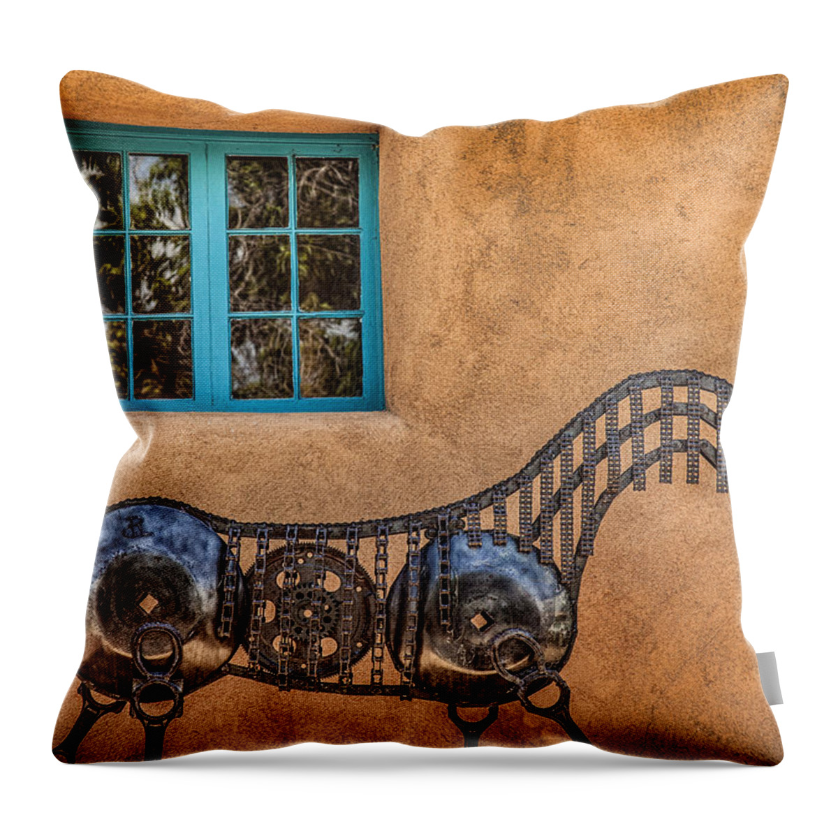 Horse Throw Pillow featuring the photograph Horse by the Window by Diana Powell