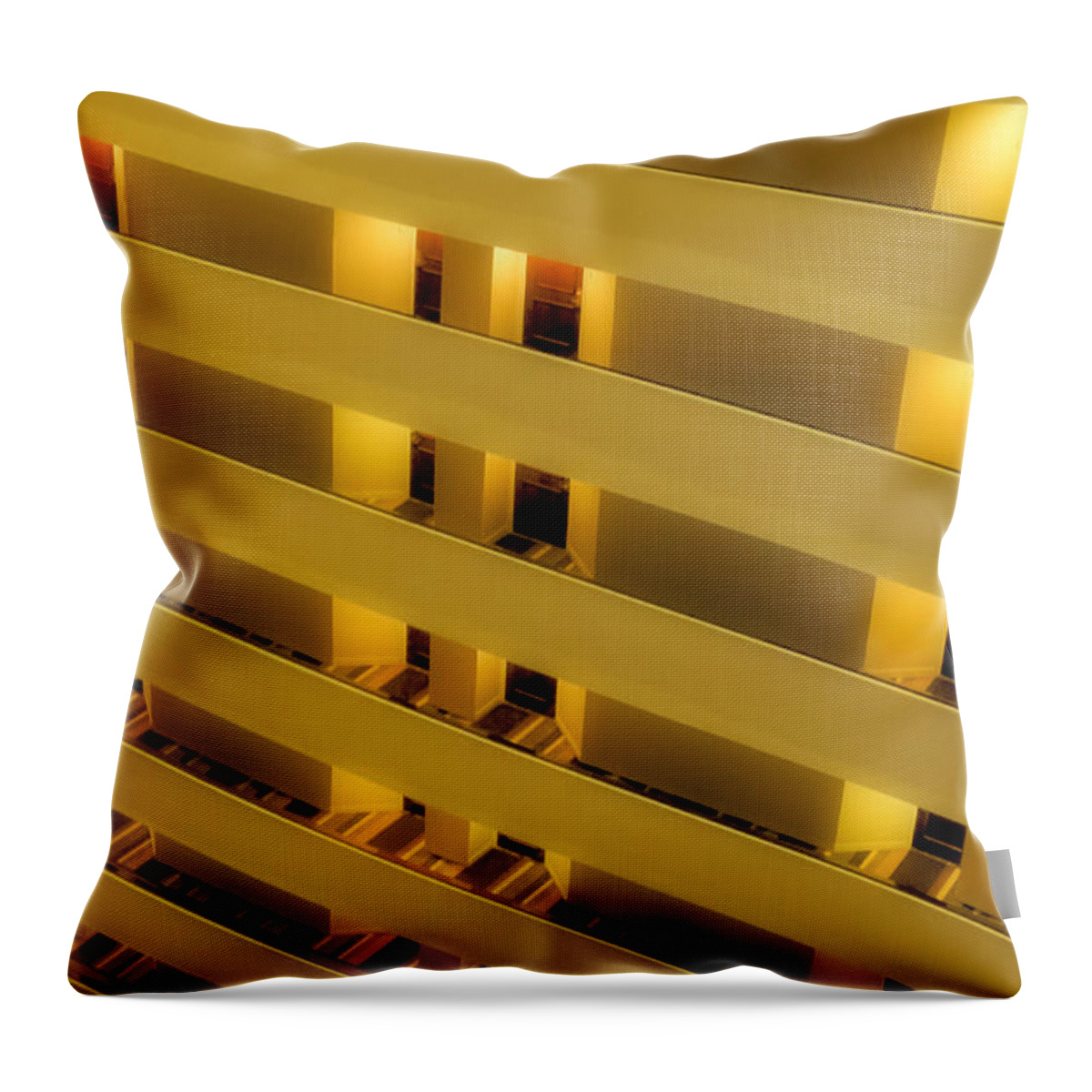 Hotel Throw Pillow featuring the photograph Hotel08 by Tony Grider
