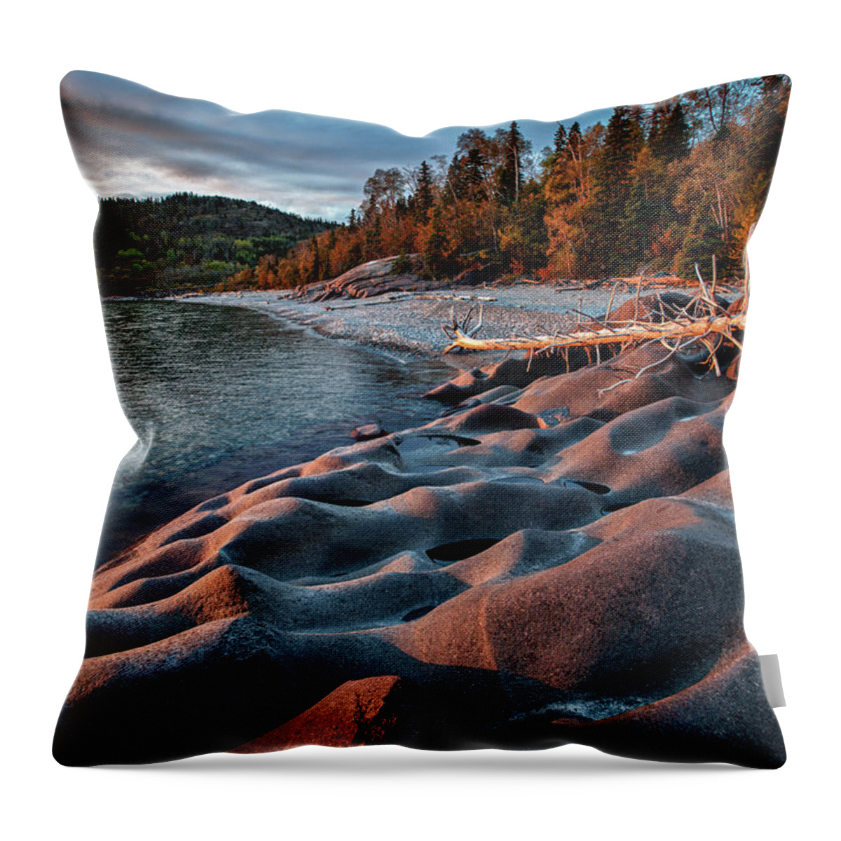 Canada Throw Pillow featuring the photograph Hush by Doug Gibbons