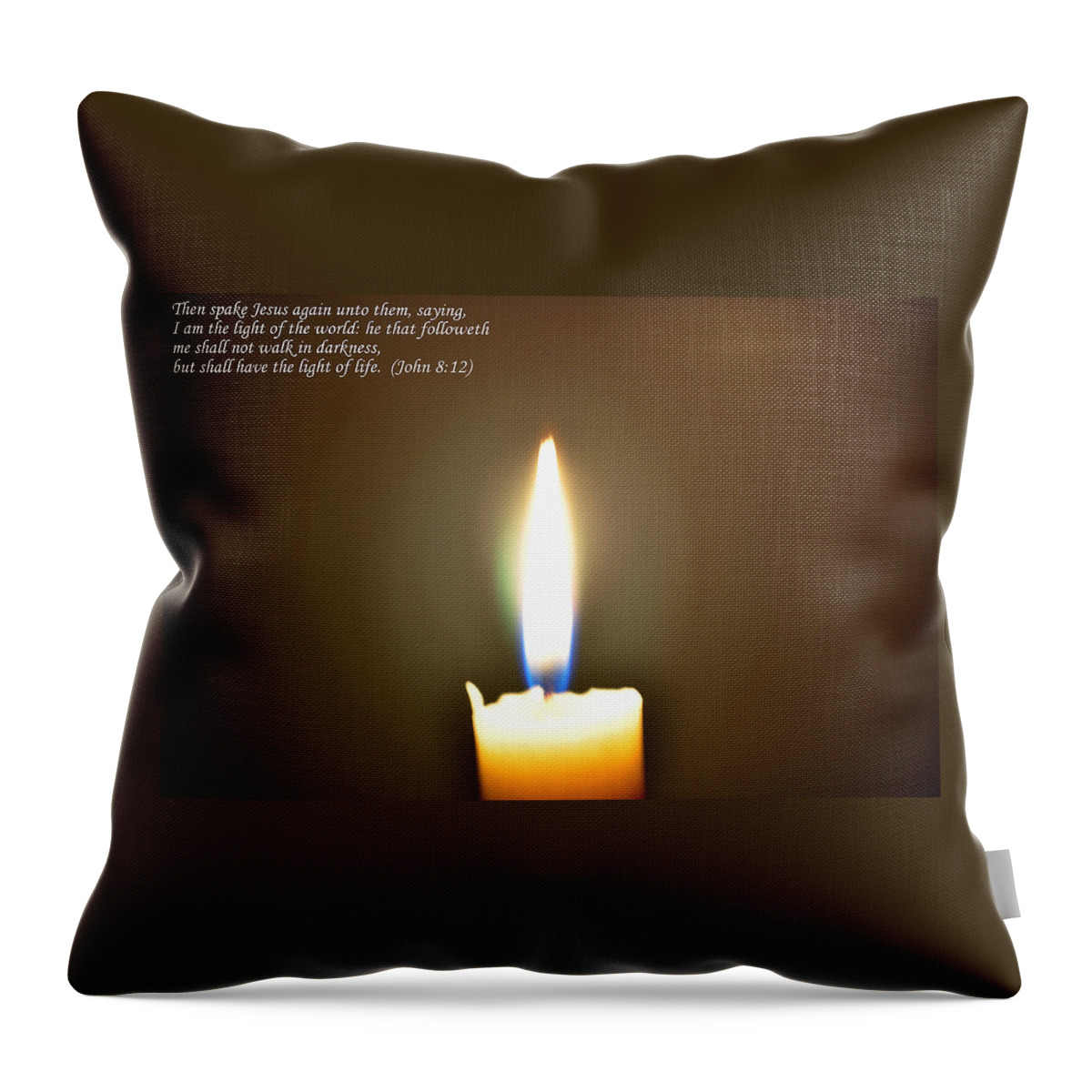 I Am The Light Throw Pillow featuring the photograph I am the Light by Tikvah's Hope