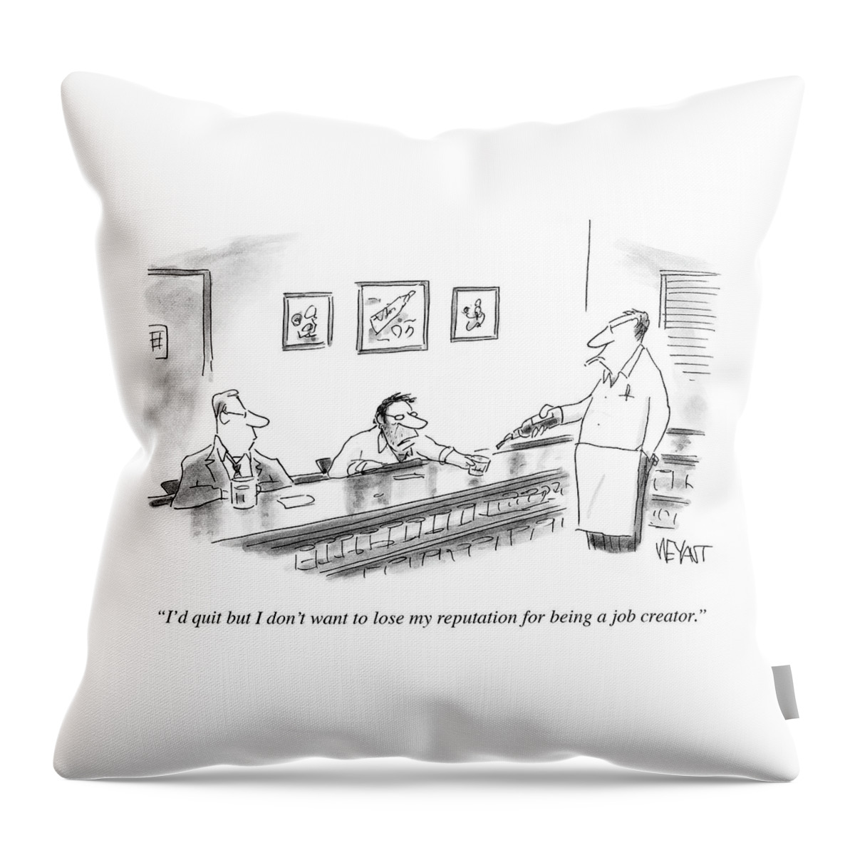 I Don't Want To Lose My Reputation Throw Pillow