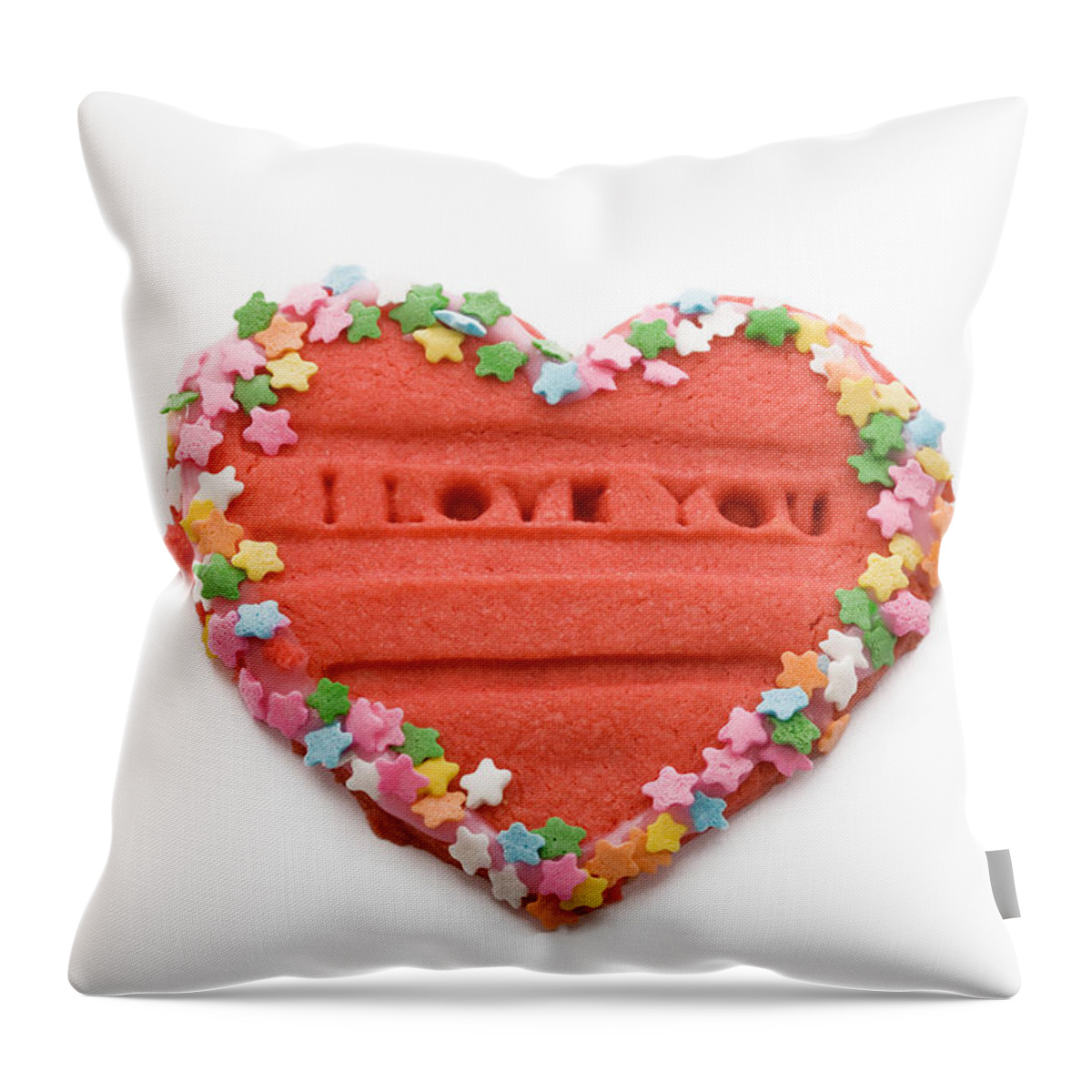 Communication Throw Pillow featuring the photograph I Love You by Diane Macdonald