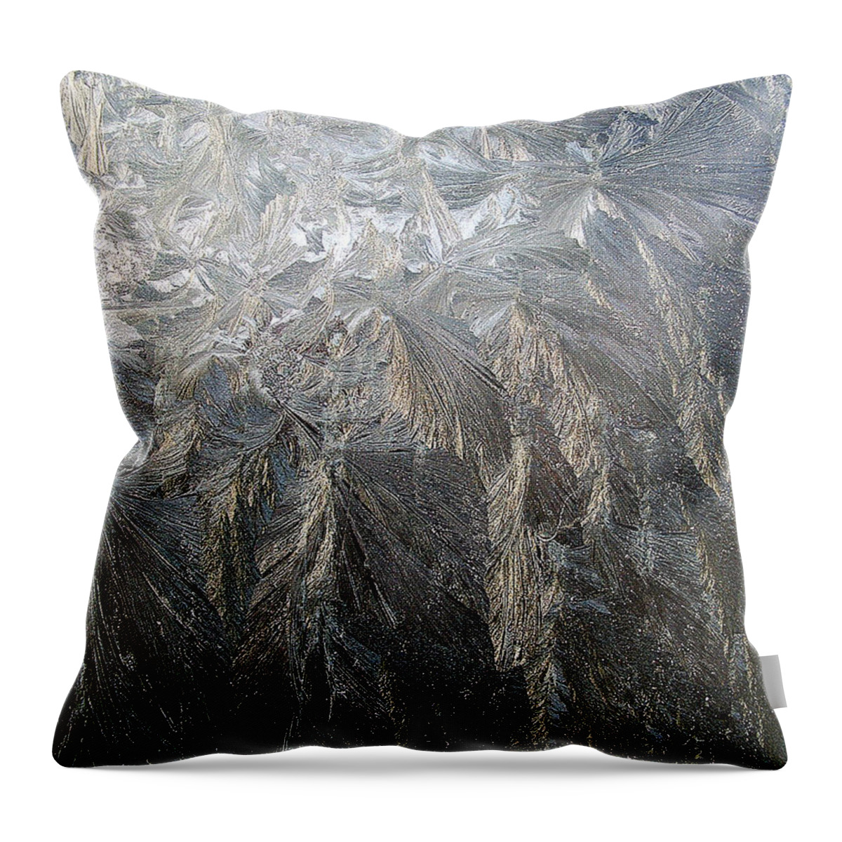 Ice Throw Pillow featuring the photograph Ice by Mark Alan Perry