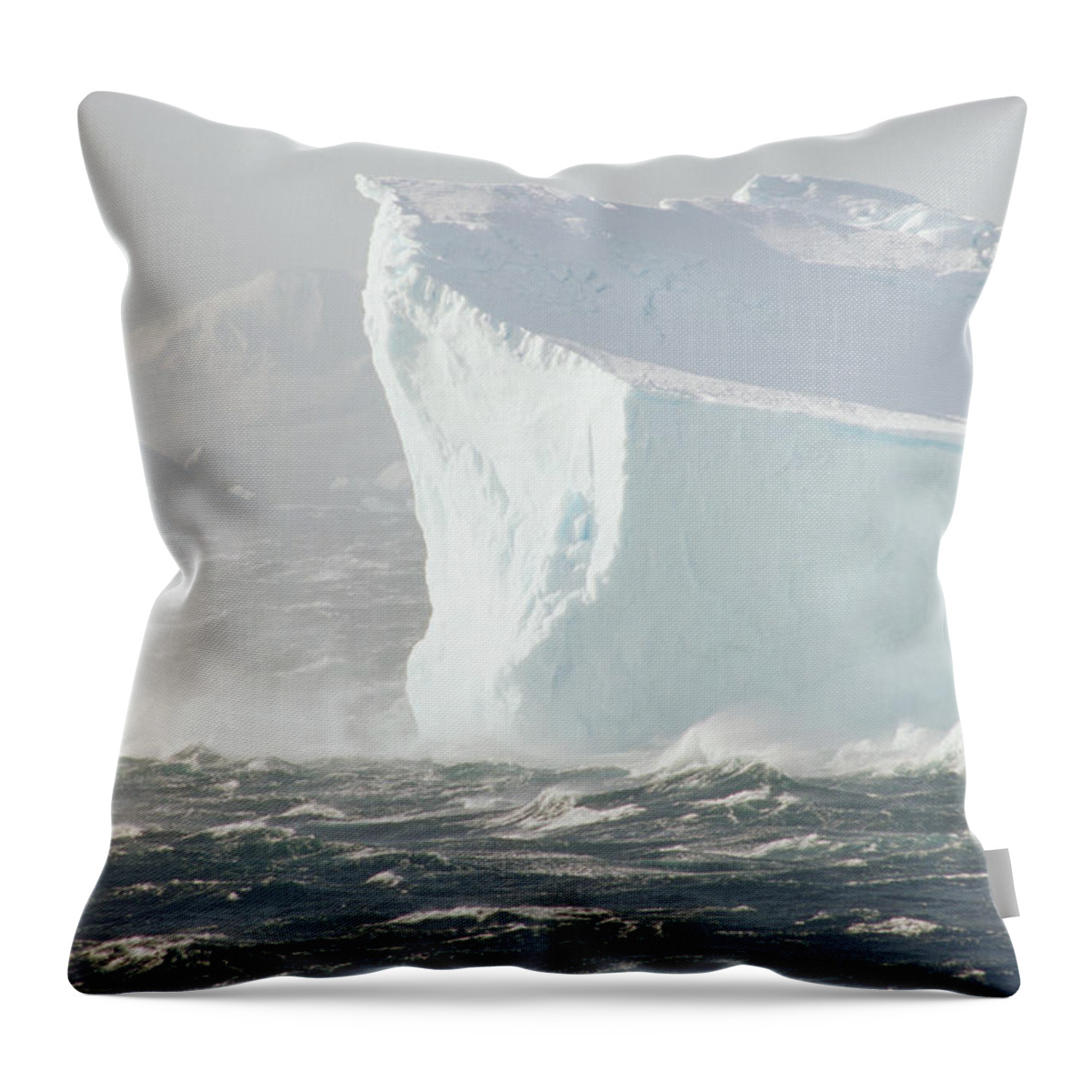 002060056 Throw Pillow featuring the photograph Iceberg In Bransfield Strait by Gerry Ellis