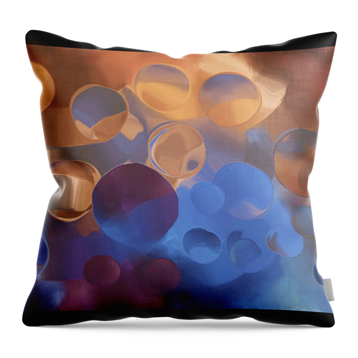 Colors Throw Pillow featuring the painting Idutknow by Steven Lebron Langston