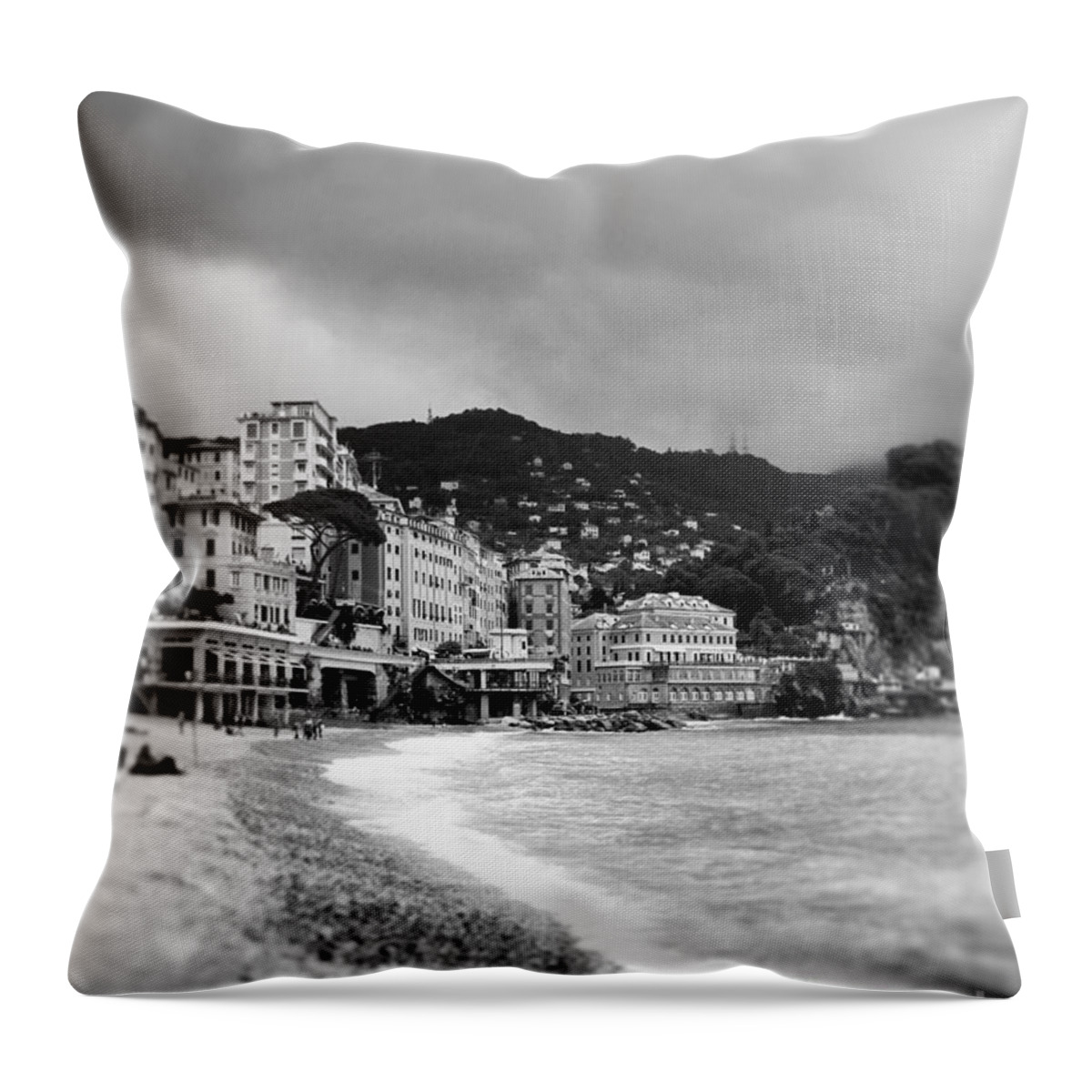 Camogli Throw Pillow featuring the photograph In a dream.... by Ivy Ho