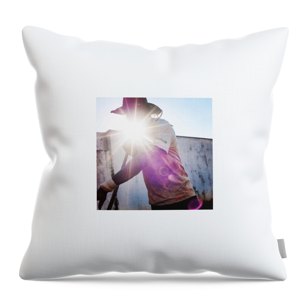 Beautiful Throw Pillow featuring the photograph In Brazil by Aleck Cartwright