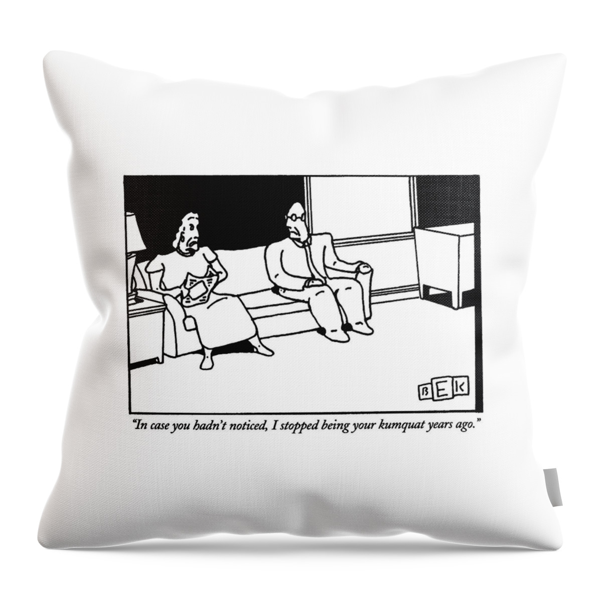 In Case You Hadn't Noticed Throw Pillow
