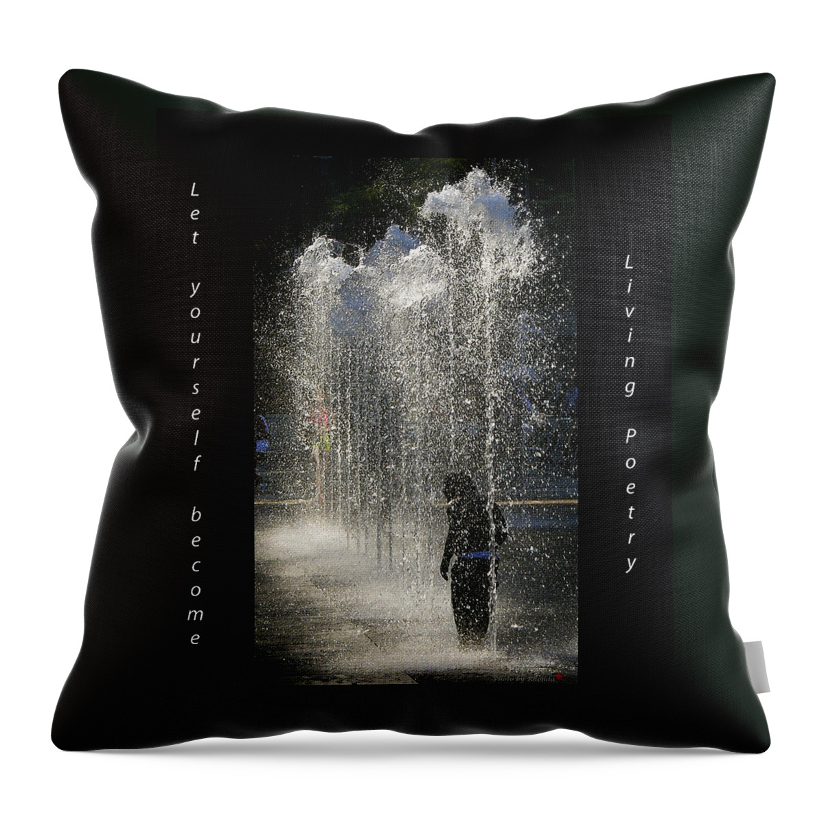 Still Life Throw Pillow featuring the photograph In His Own World by Rhonda McDougall