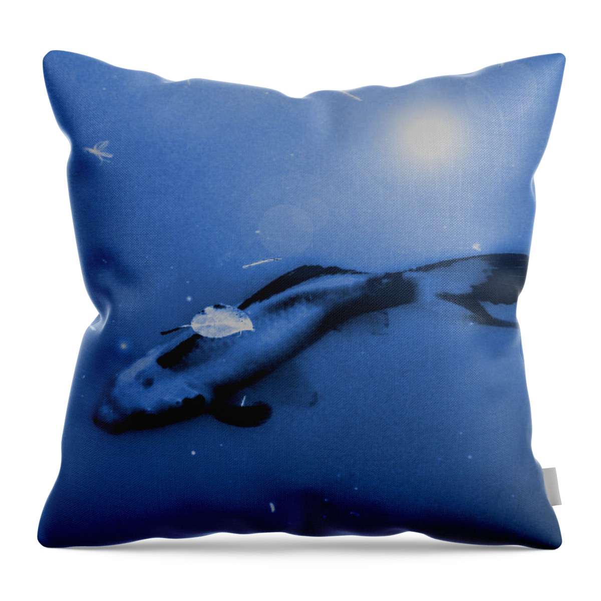 Water Throw Pillow featuring the photograph In the Depths by Lisa Holland-Gillem