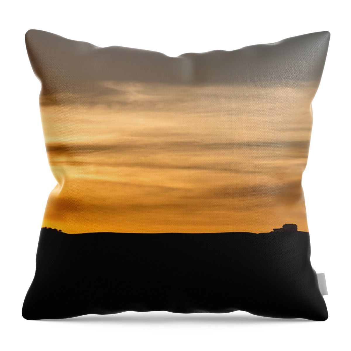 Cml Brown Throw Pillow featuring the photograph In The Evening I Rest by CML Brown