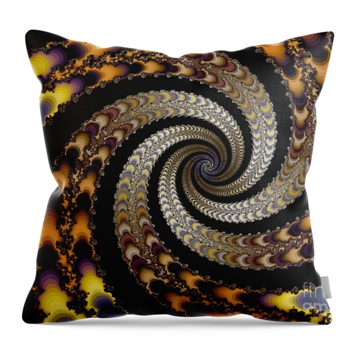 Infinity Throw Pillow featuring the digital art Infinity by Elizabeth McTaggart