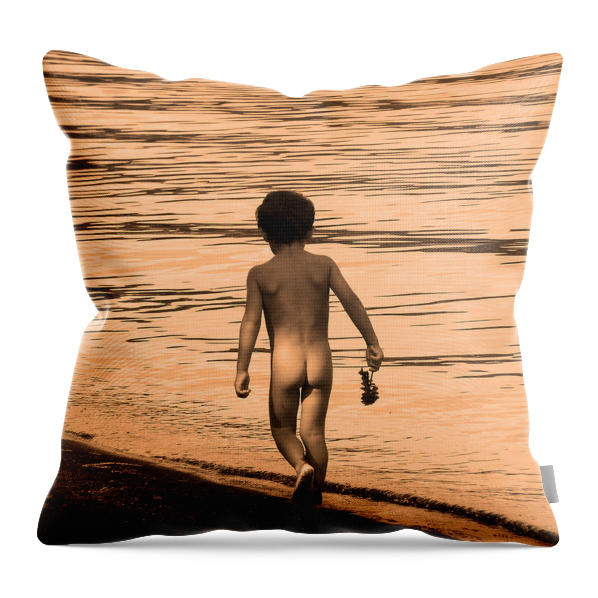 Photography Throw Pillow featuring the photograph Innocence by Marcia Socolik
