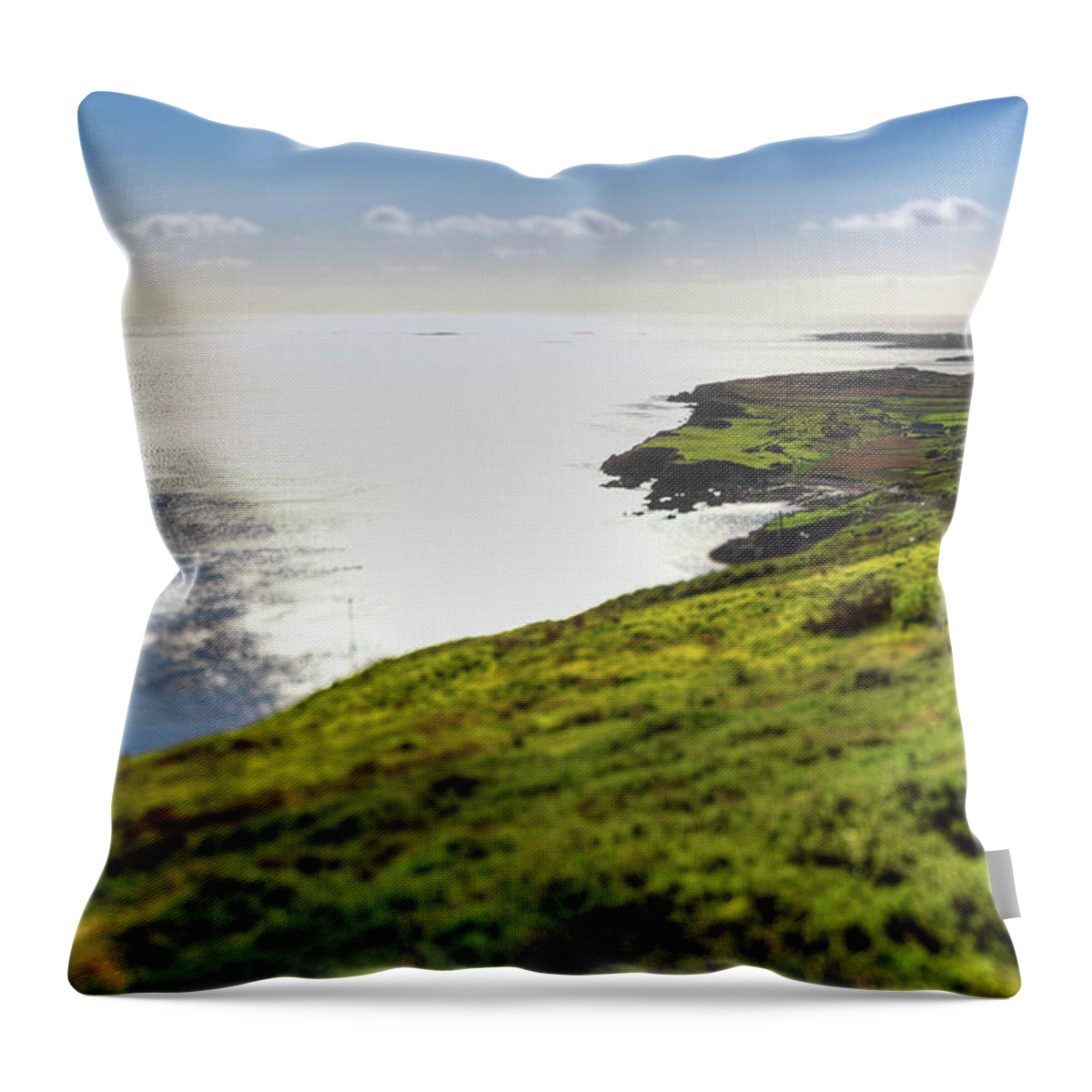 Scenics Throw Pillow featuring the photograph Ireland, Connemara Landscape by Moreiso