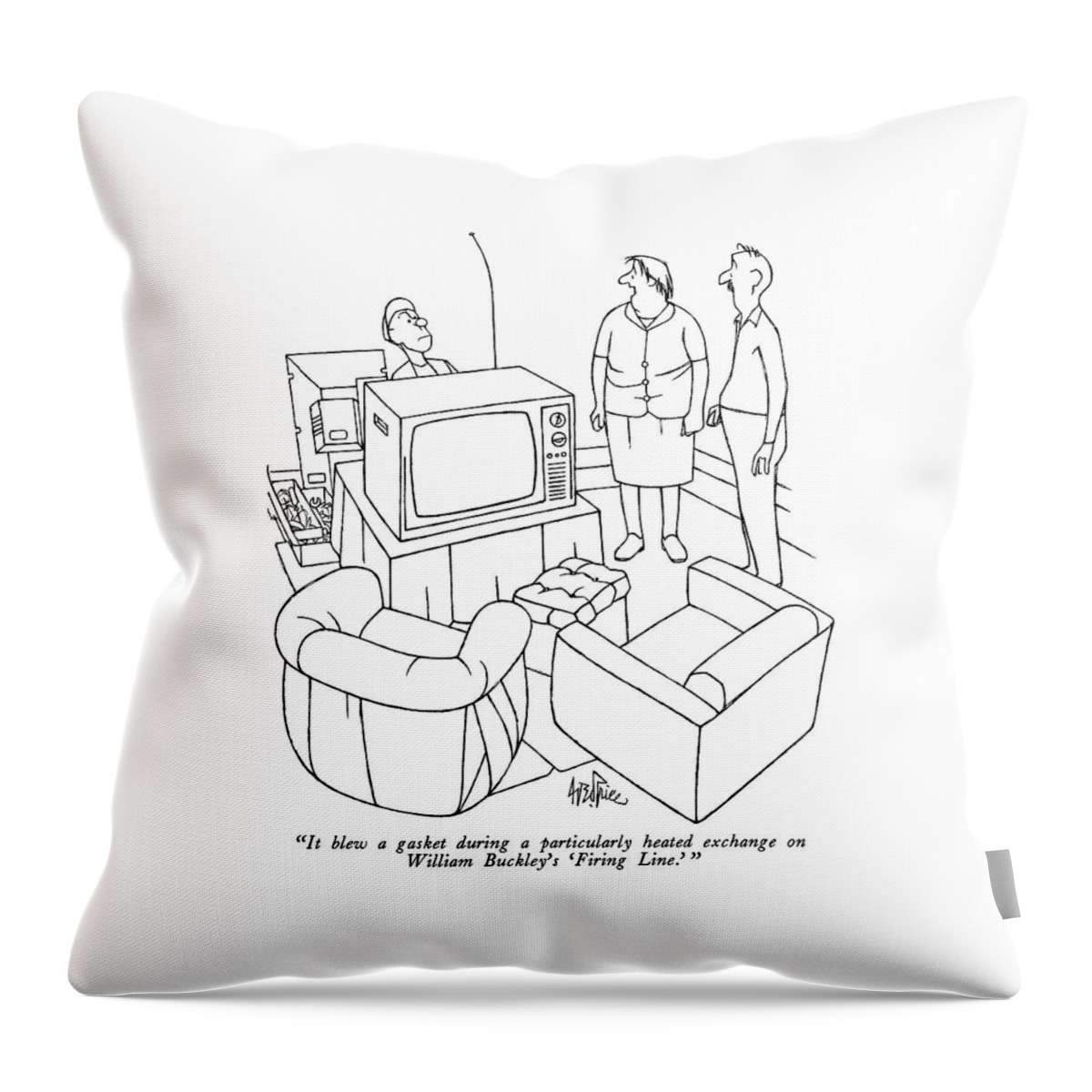 It Blew A Gasket During A Particularly Heated Throw Pillow