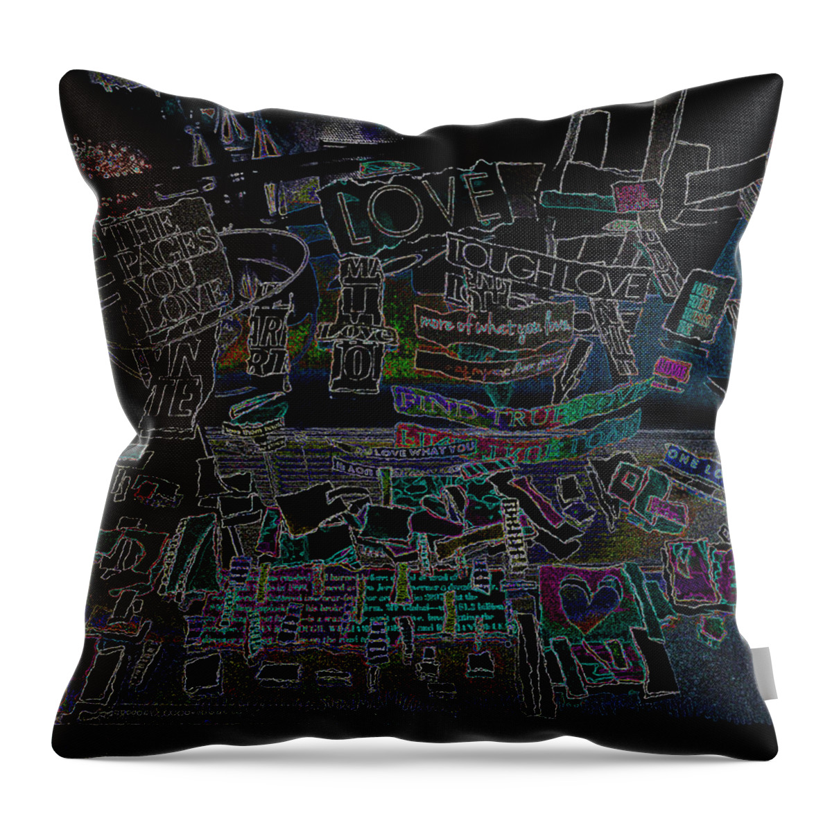 It Is A Conversation - It Is An Intervention Throw Pillow featuring the photograph It Is A Conversation - It Is An Intervention by Kenneth James