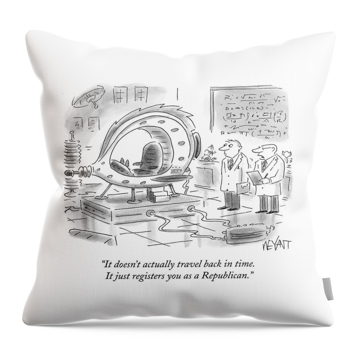 It Just Registers You As A Republican Throw Pillow