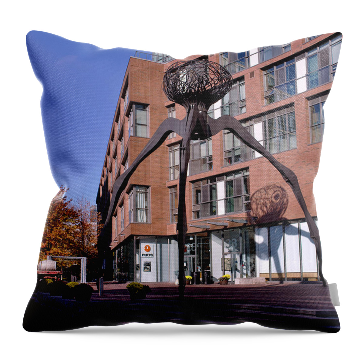 It Throw Pillow featuring the photograph IT by Nicky Jameson