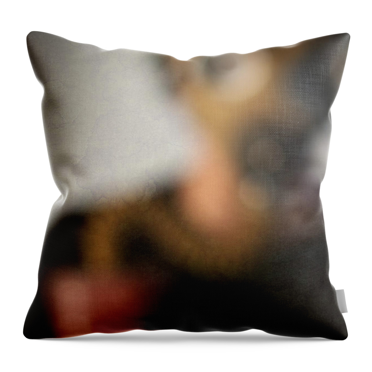 Gas Mask Throw Pillow featuring the photograph It's a gas by Art Whitton