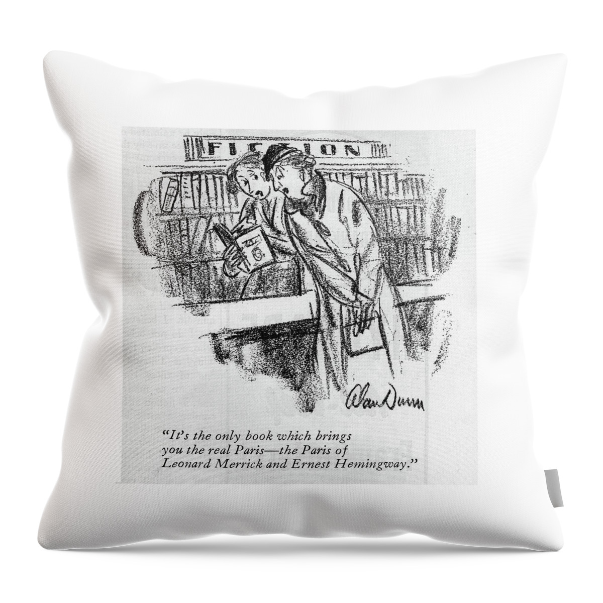 The Only Book Throw Pillow