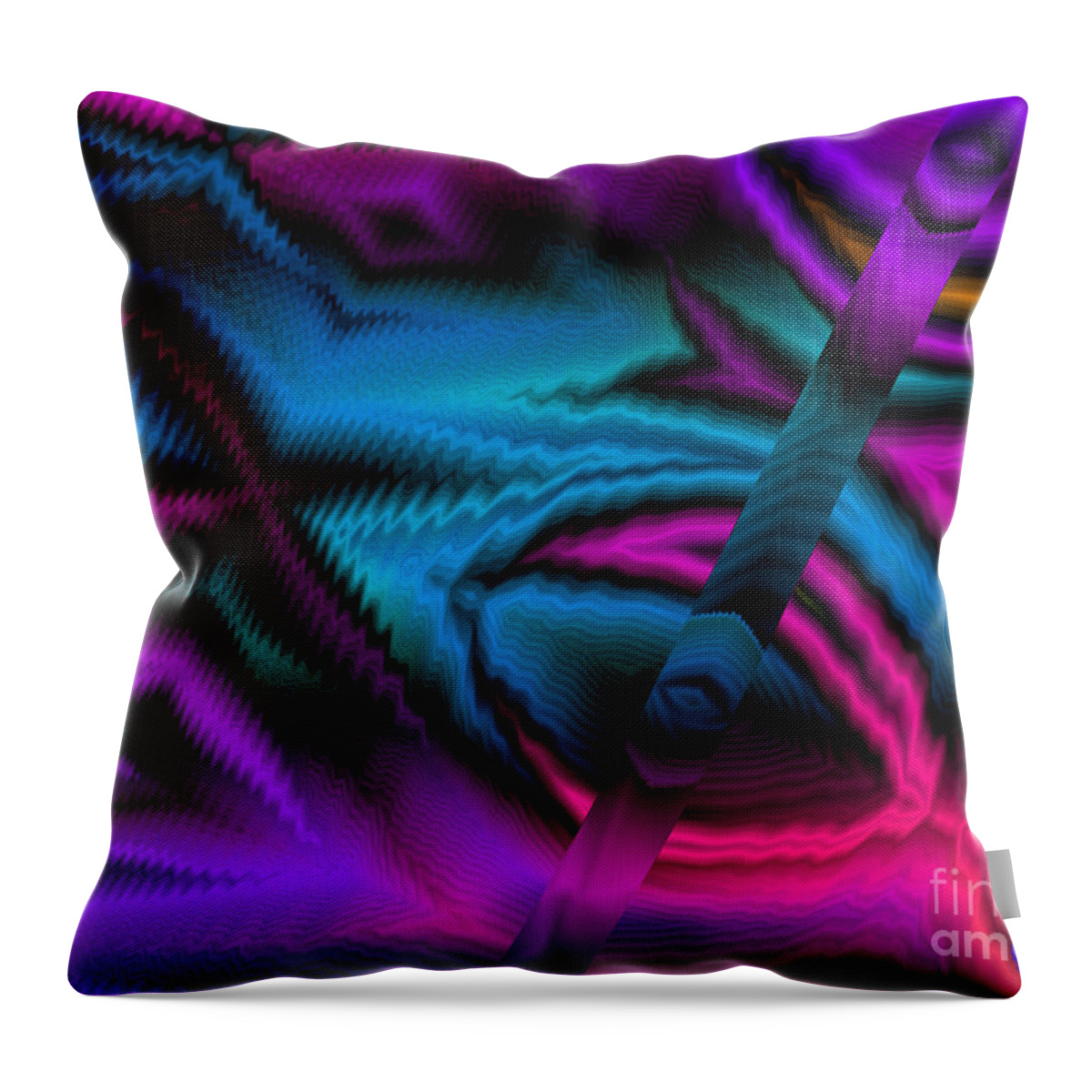 Math Throw Pillow featuring the digital art Ixoye by Stan Reckard
