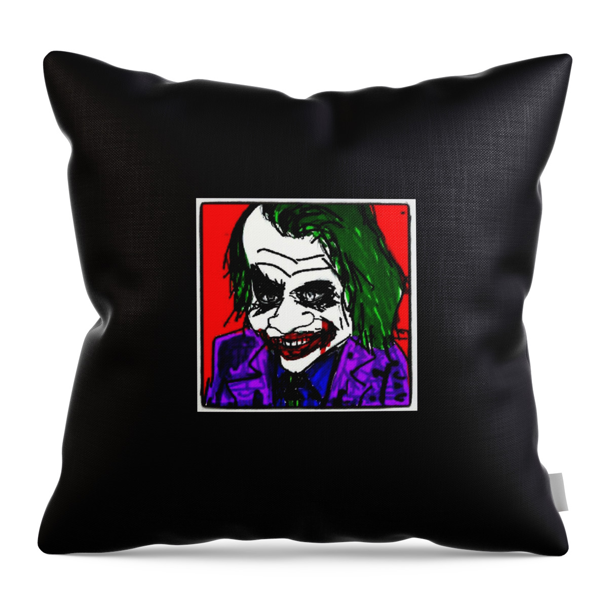 Joker Throw Pillow featuring the photograph Joker by Nuno Marques