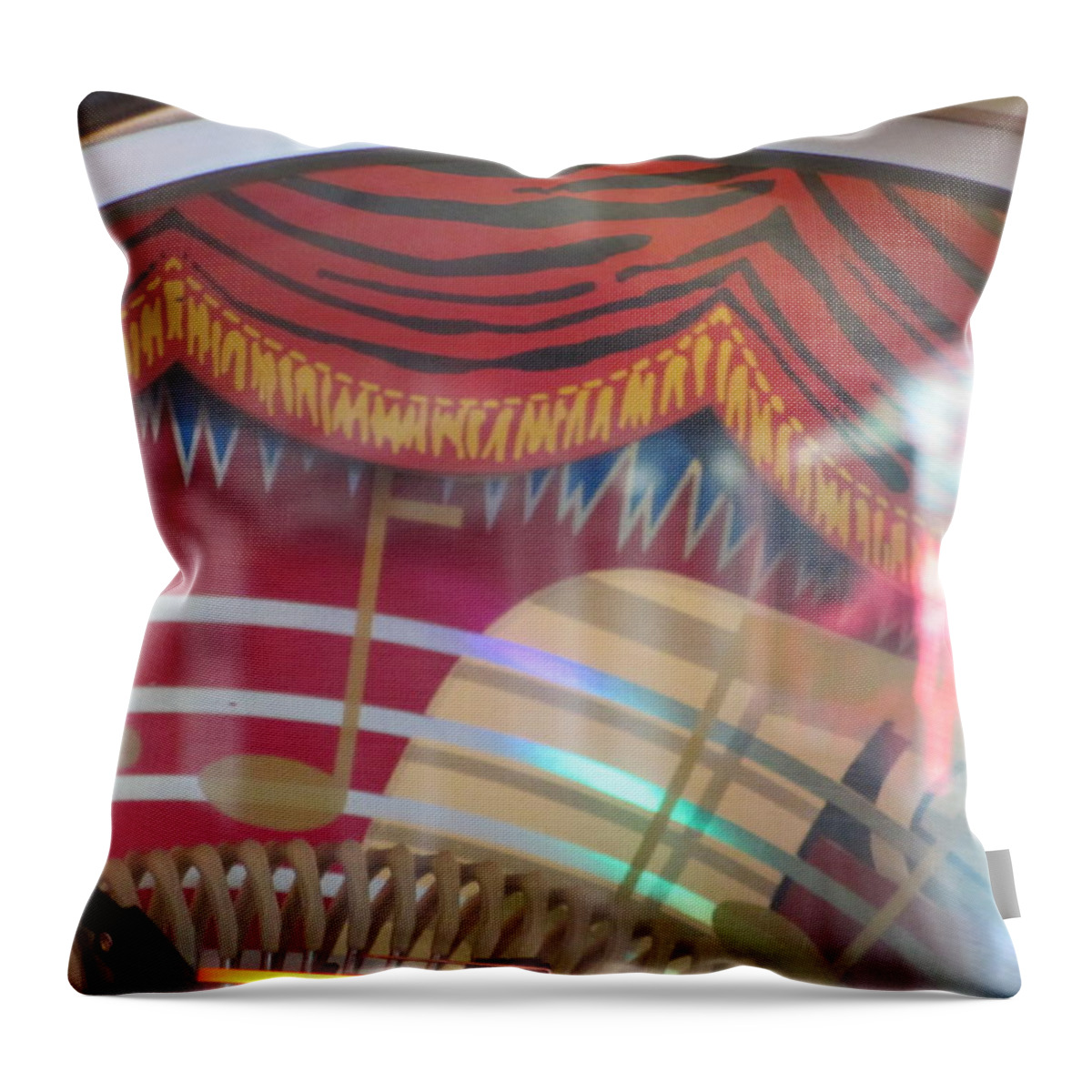 Juke Box Throw Pillow featuring the photograph Juke Tunes by Randall Weidner
