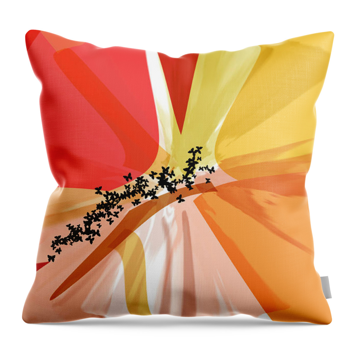 Digital Art Throw Pillow featuring the photograph Just a Phase by Diana Angstadt