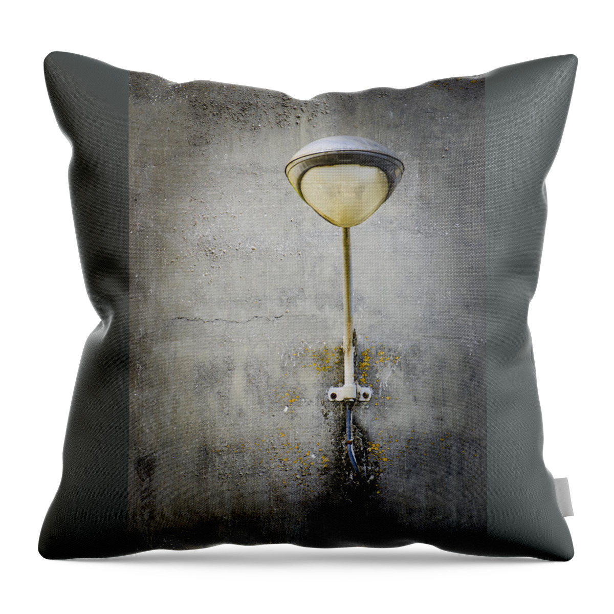 Light Throw Pillow featuring the photograph Just One Light by Carolyn Marshall