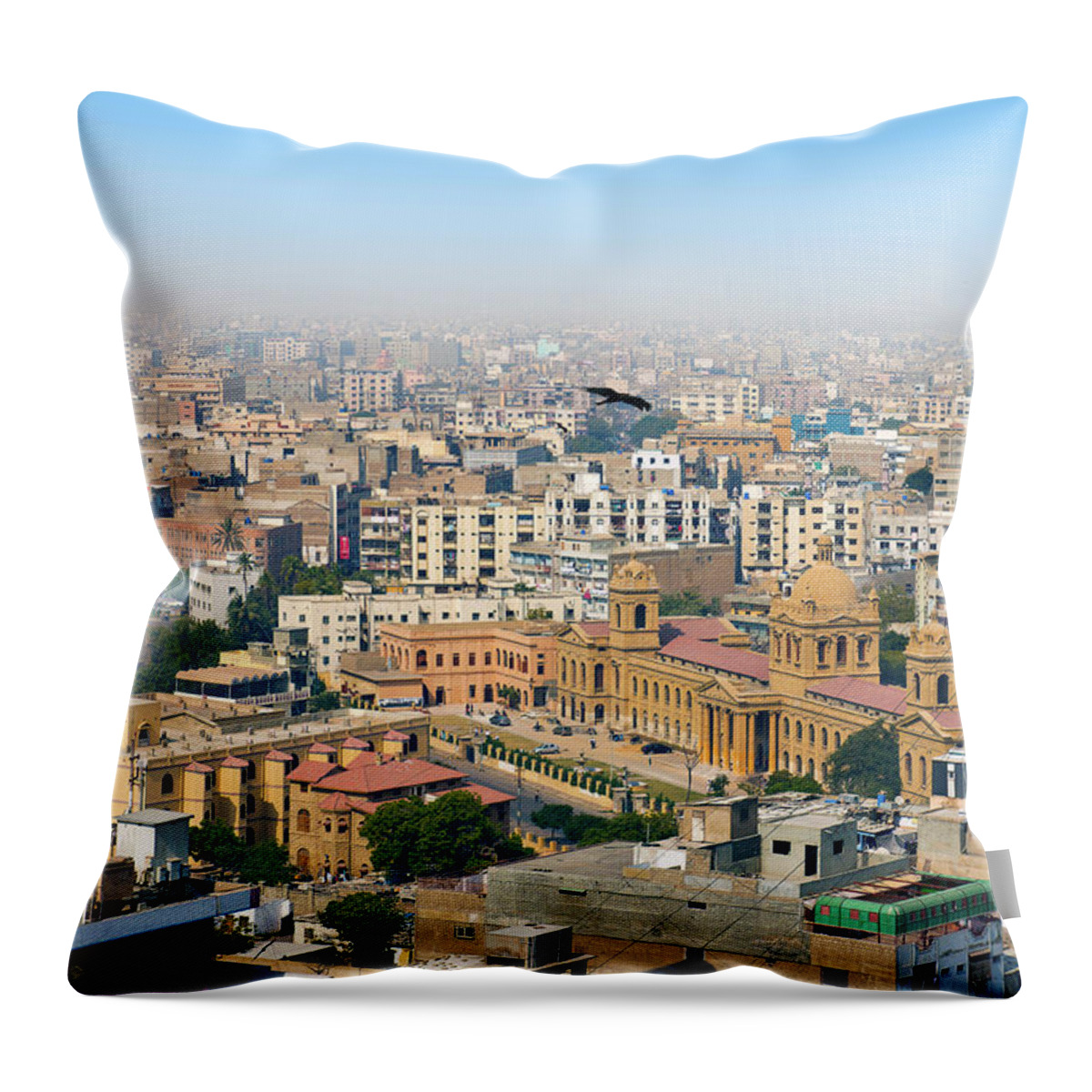 Karachi Throw Pillow featuring the photograph Karachi by Sm Rafiq Photography.