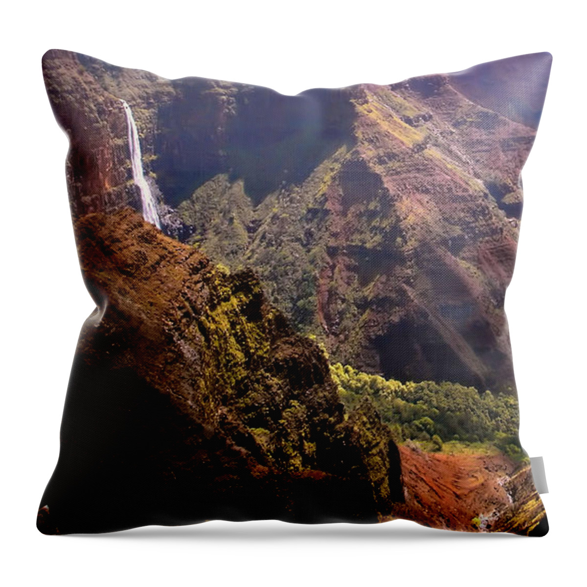 Hawaiian Throw Pillow featuring the photograph Kauai Colors by KATIE Vigil