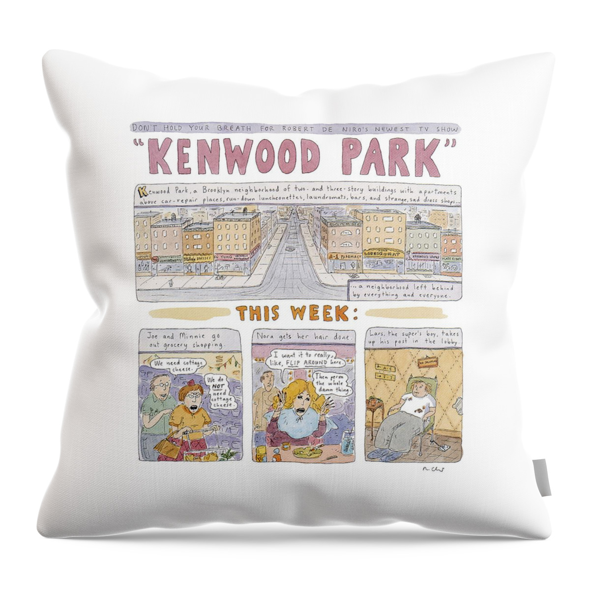 Kenwood Park Throw Pillow