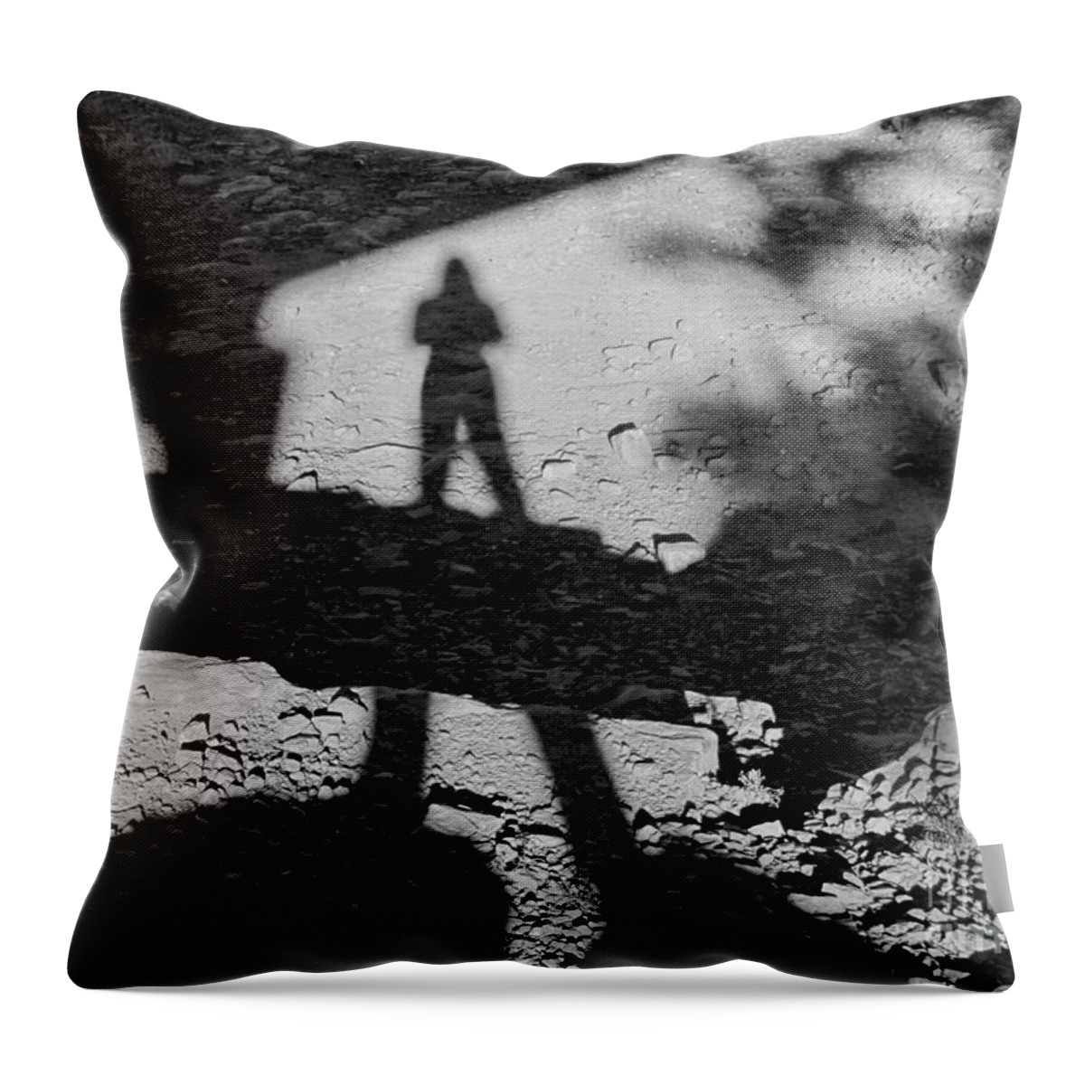 Sedona Throw Pillow featuring the photograph Lady Long Legs.Sedona by Jennie Breeze