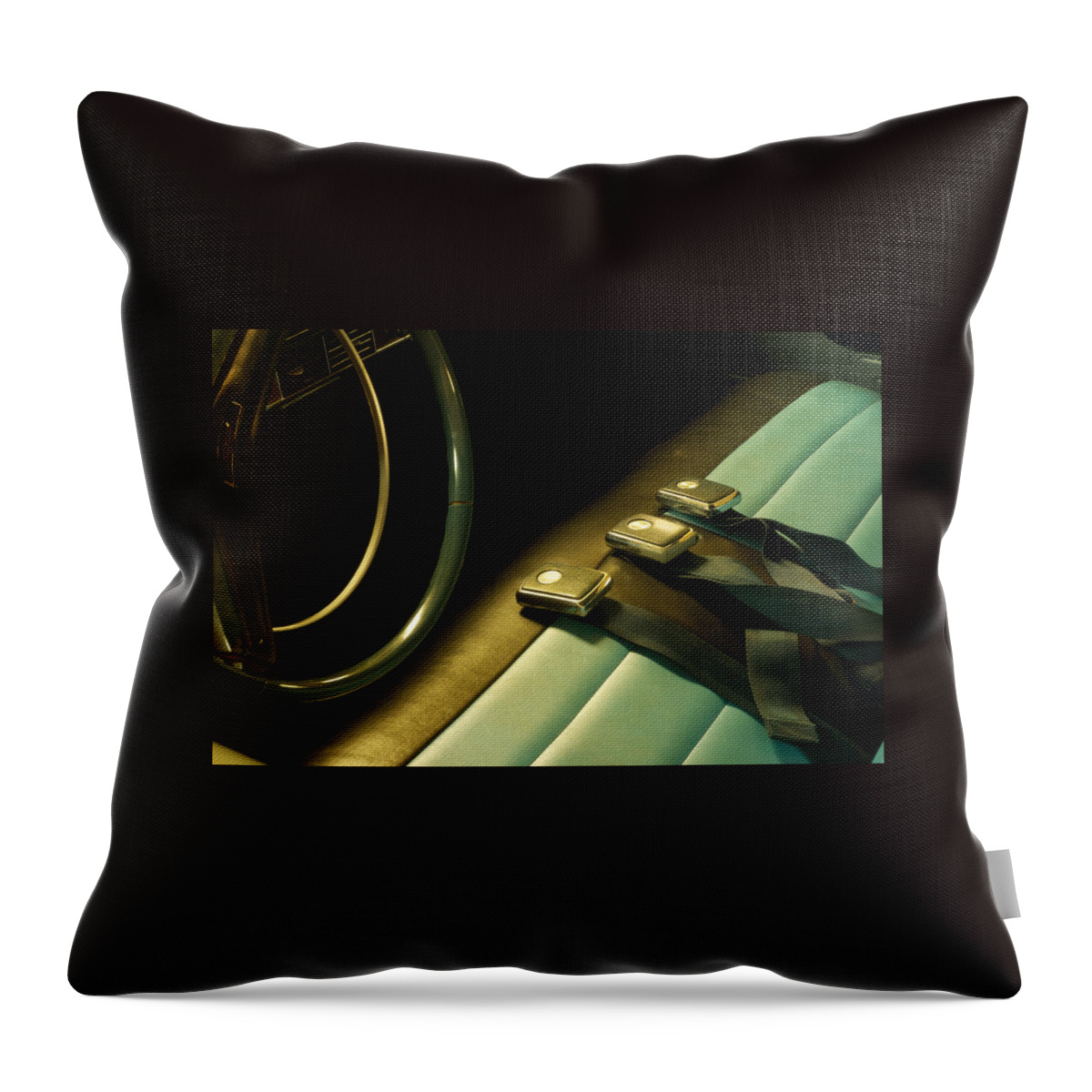 Transportation Throw Pillow featuring the photograph Laid Out Flat by Mary Lee Dereske