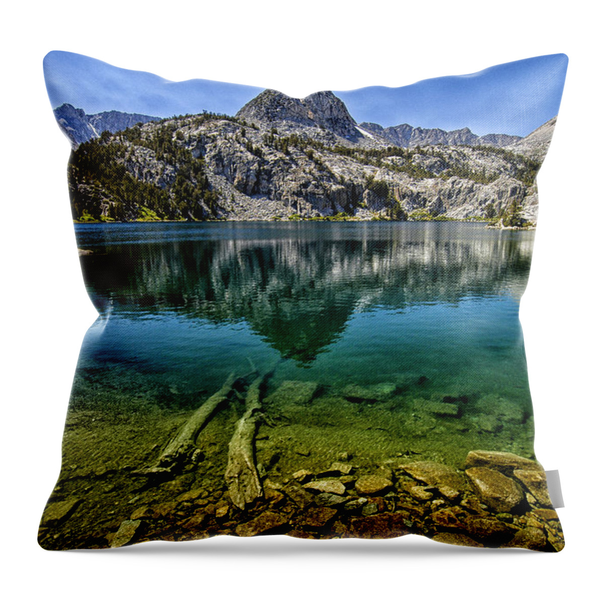 Lake Throw Pillow featuring the photograph Lamark Lake by Cat Connor