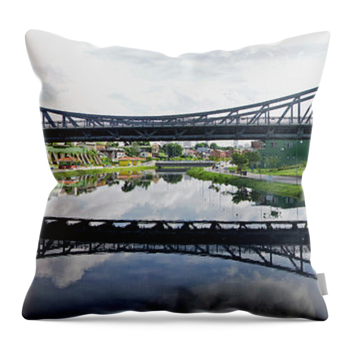 Tranquility Throw Pillow featuring the photograph Largo Do Mestre Chico by Image By Ramesh Thadani